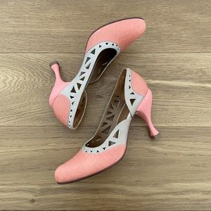 JOHN FLUEVOG Second Miracles Pink Rhon Heels US8